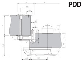 Koelhuis - draaideur PDD